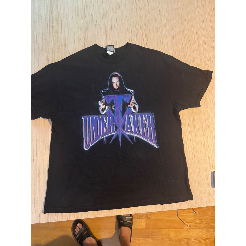 Vintage 2004 WWE The Undertaker T-Shirt Mens 2XL Black Trinity Products 29